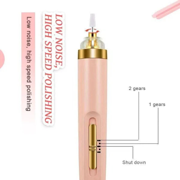 5-in-1 Professional Manicure Nail Kit – Salon-Quality Nail Finishing Tool for Perfect At-Home Grooming