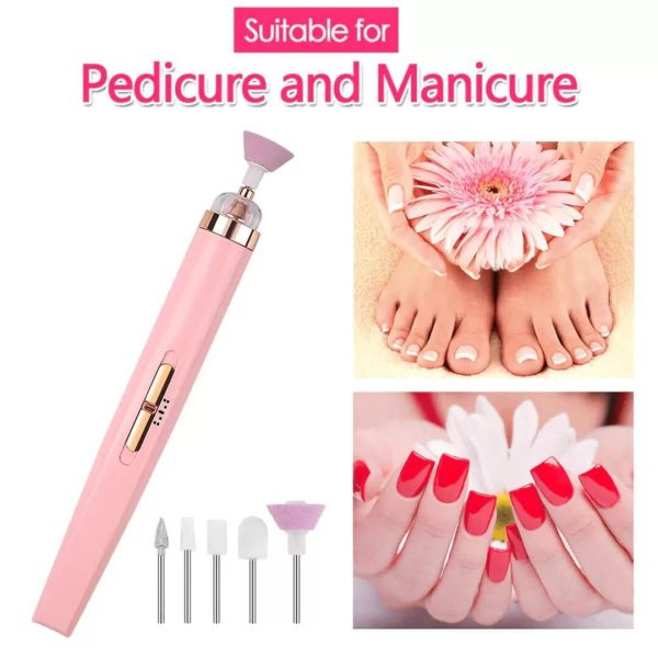 5-in-1 Professional Manicure Nail Kit – Salon-Quality Nail Finishing Tool for Perfect At-Home Grooming