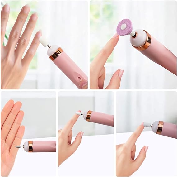 5-in-1 Professional Manicure Nail Kit – Salon-Quality Nail Finishing Tool for Perfect At-Home Grooming
