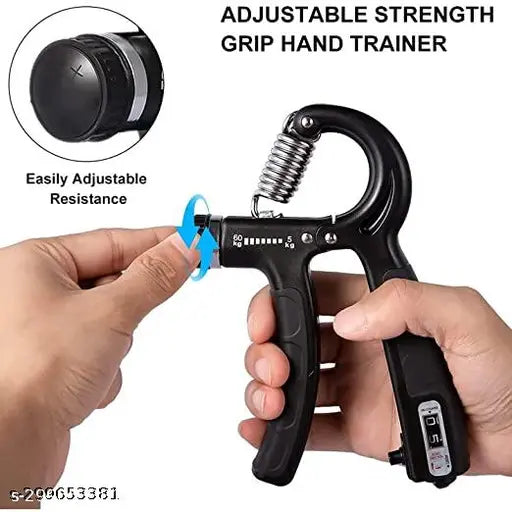 Adjustable Exerciser Hand Gripper With Counter Strengthener Adjustable Resistance Wrist Strengthener Forearm Gripper Hand