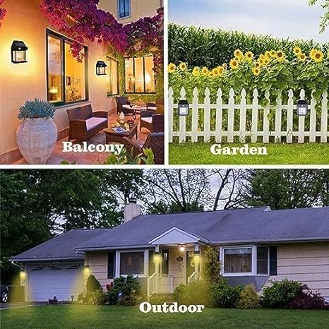Outdoor Solar Wall Lamp Garden Villa Night Lamp