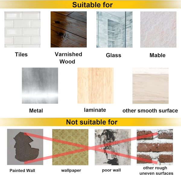 10-Piece Self-Adhesive Wall Hooks – Heavy-Duty, No-Drill Mounting for Frames, Keys, Towels & More