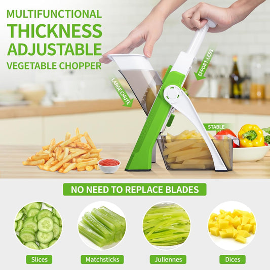 4 In 1 Vegetable Cutter Chopper Adjustable Multi-function Drum Cutter Vertical Vegetable Cutter Kitchen Shredder Grater Artifact