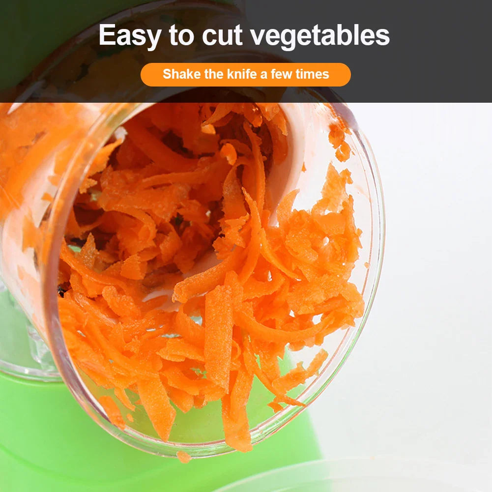 Multifunctional Manual Vegetable Table Top Drum Cutter Slicer